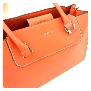 London Fog burnt orange handbag